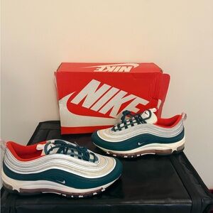 Nike Men’s ' Air Max 97 Miami Dolphin Size 10